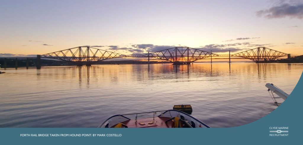 Forth Rail Bridge taken from Hound Point: By Mark Costello